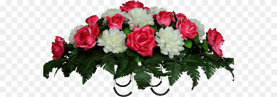 Beauty Rose And White Mums Funeral Flowers, Flower, Flower Arrangement, Flower Bouquet, Plant Png