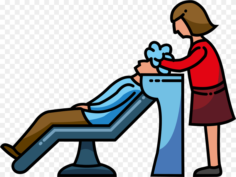 Beauty Salon Clipart, Person, Washing Png