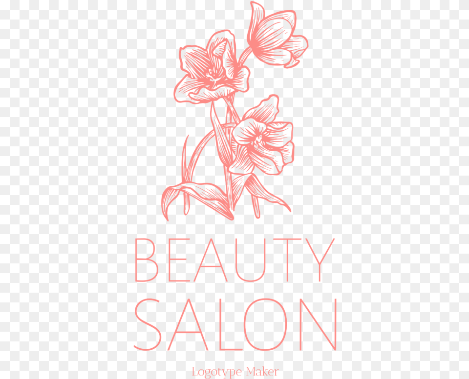 Beauty Salon Logo Maker With Flower Icon Sacred Lotus, Book, Publication, Person, Plant Free Transparent Png