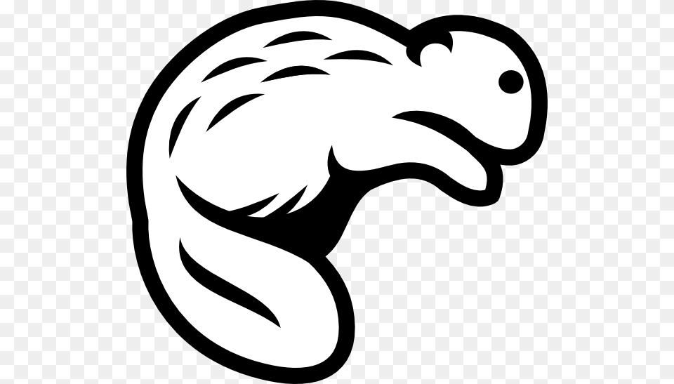 Beaver, Stencil, Animal, Fish, Sea Life Png