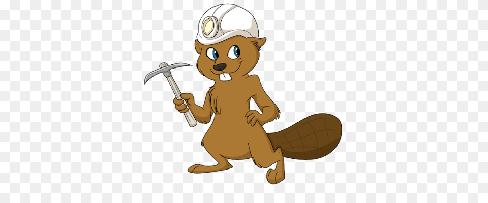 Beaver, Device, Hammer, Tool, Baby Png Image