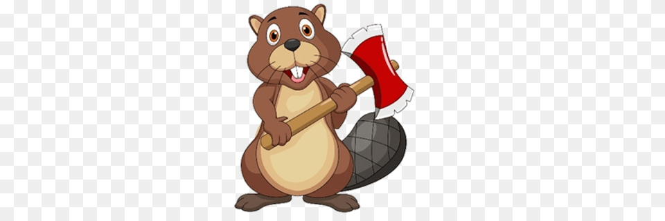 Beaver, Animal, Mammal, Rodent, Device Png