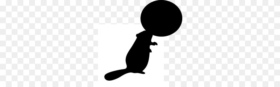 Beaver Art, Silhouette, Animal, Mammal, Rodent Free Png Download