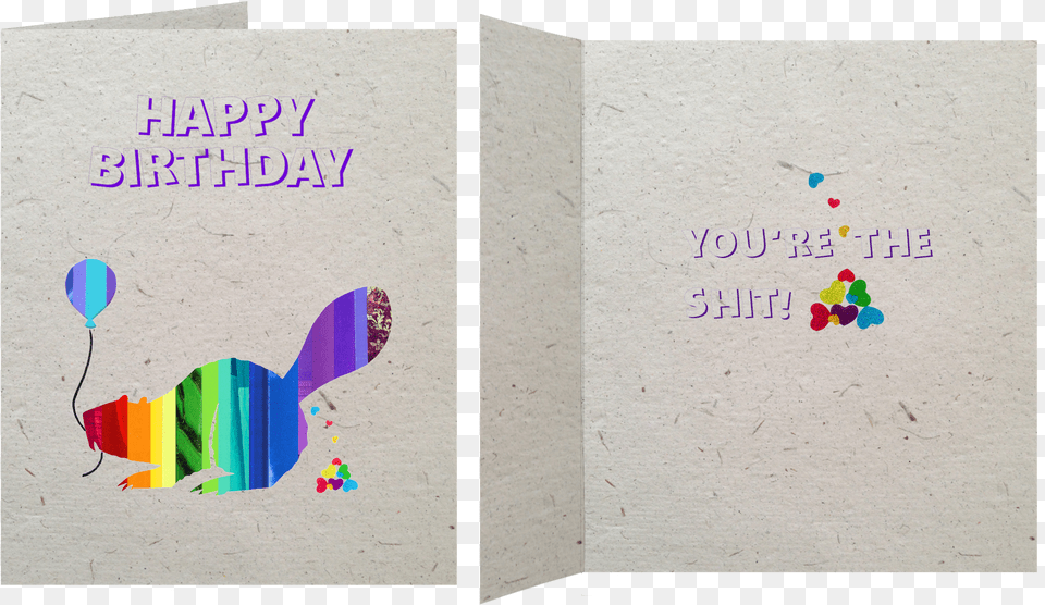 Beaver Birthday Card Greeting Card, Envelope, Greeting Card, Mail, Advertisement Free Png Download