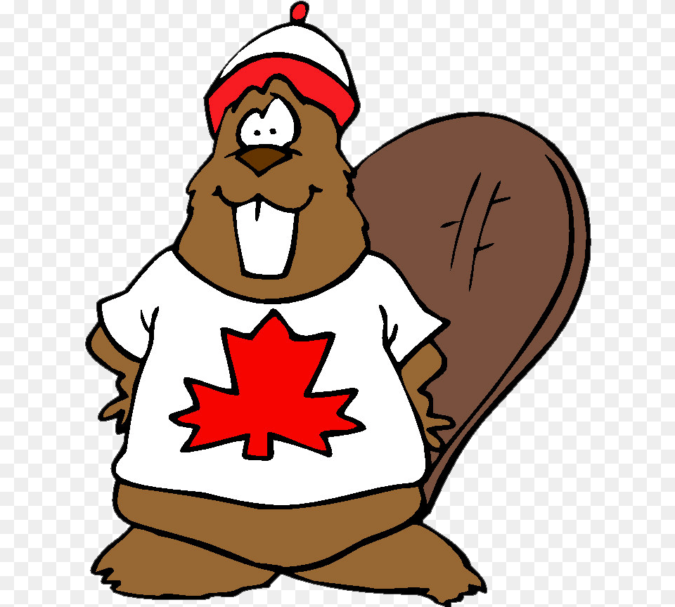 Beaver Canadian Clipart, Leaf, Plant, Baby, Person Png