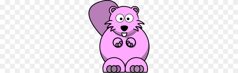 Beaver Clip Art, Purple, Animal, Bear, Mammal Free Transparent Png