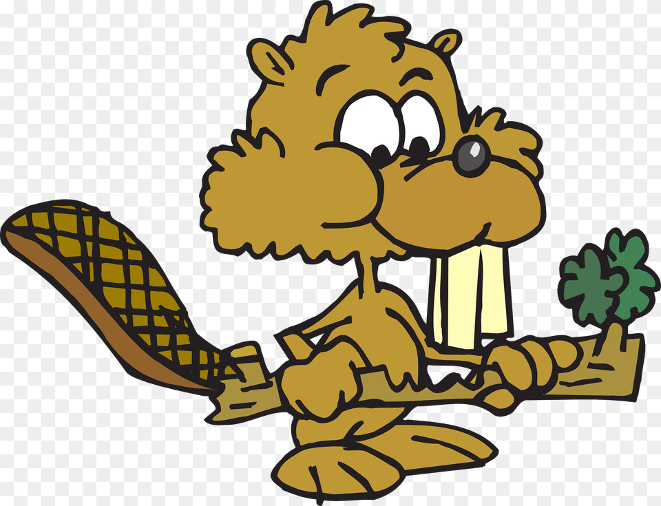 Beaver Holding Log Clipart, Cartoon, Animal, Bear, Mammal Free Transparent Png