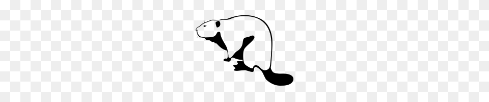 Beaver Icons Noun Project, Gray Free Transparent Png