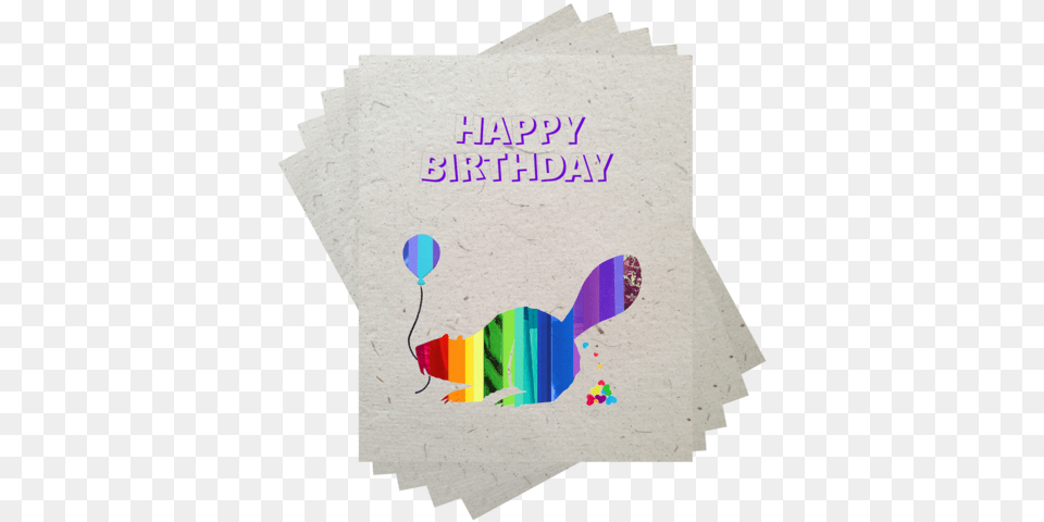 Beaver Multi Card Birthday Pack Greeting Card, Envelope, Greeting Card, Mail, Advertisement Free Png Download