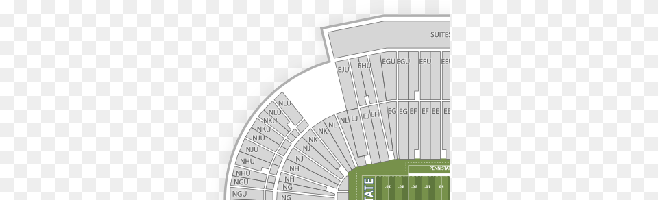 Beaver Stadium Seating Chart With Rows Png Image