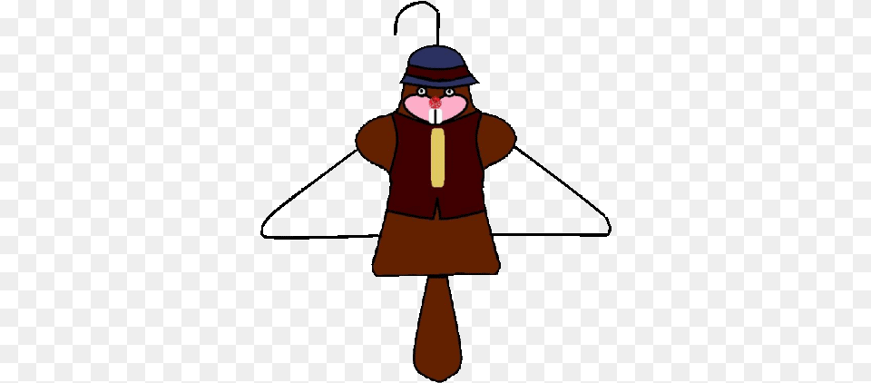 Beaver Uniform Hanger Craft Kinder Kleiderbgel, Person, Clothing, Hood, Cartoon Png Image
