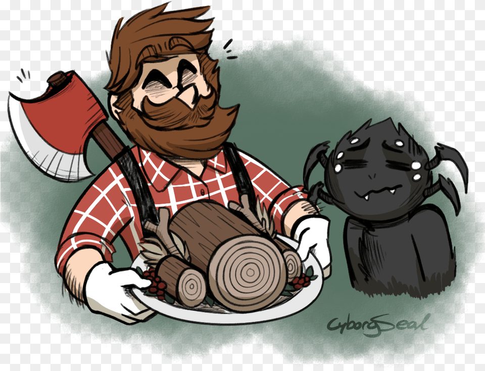 Beaverdad Tries To Make A Thanksgiving Meal, Baby, Person, Book, Comics Png Image