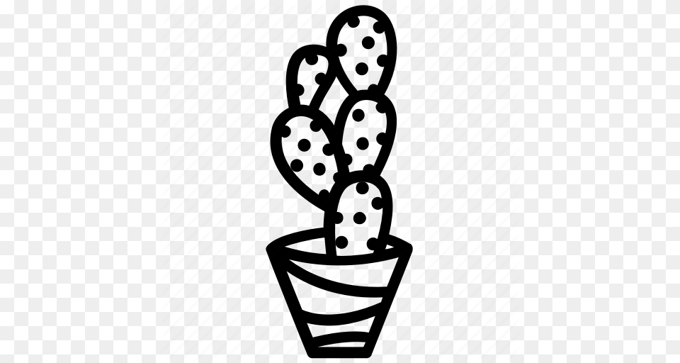 Beavertail Cactus Houseplant Nature Pot Plant Succulent Icon, Cream, Dessert, Food, Ice Cream Png