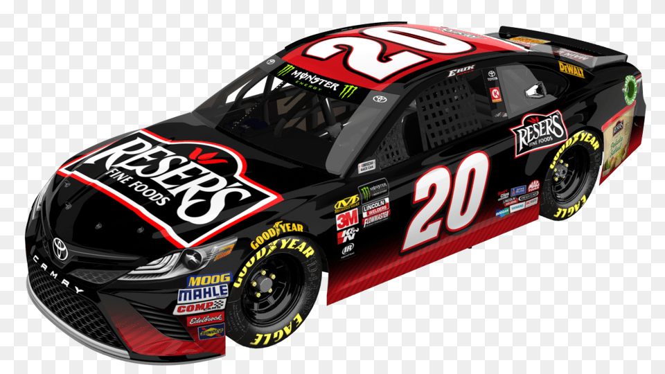Beavertons Resers Fine Foods Recommits To Nascar Driver Erik, Car, Transportation, Vehicle, Machine Free Png Download