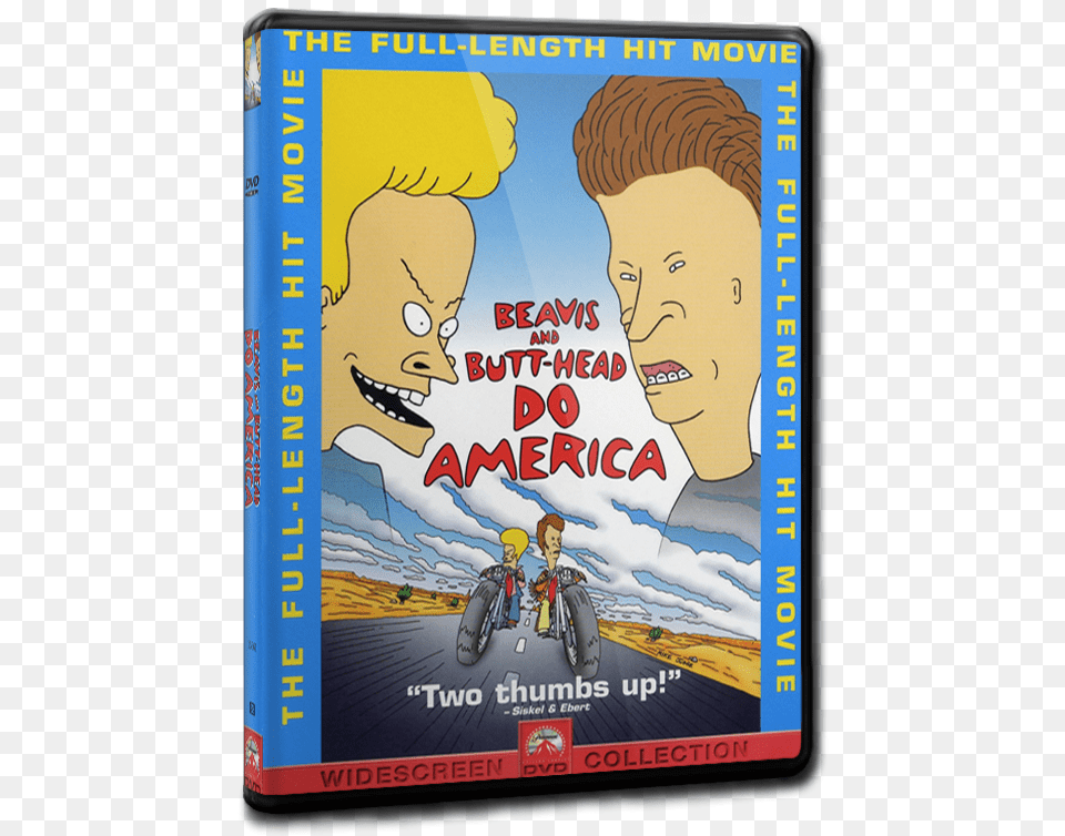Beavis And Butt Head Do America Beavis And Butthead Movie Dvd, Publication, Book, Comics, Person Png Image