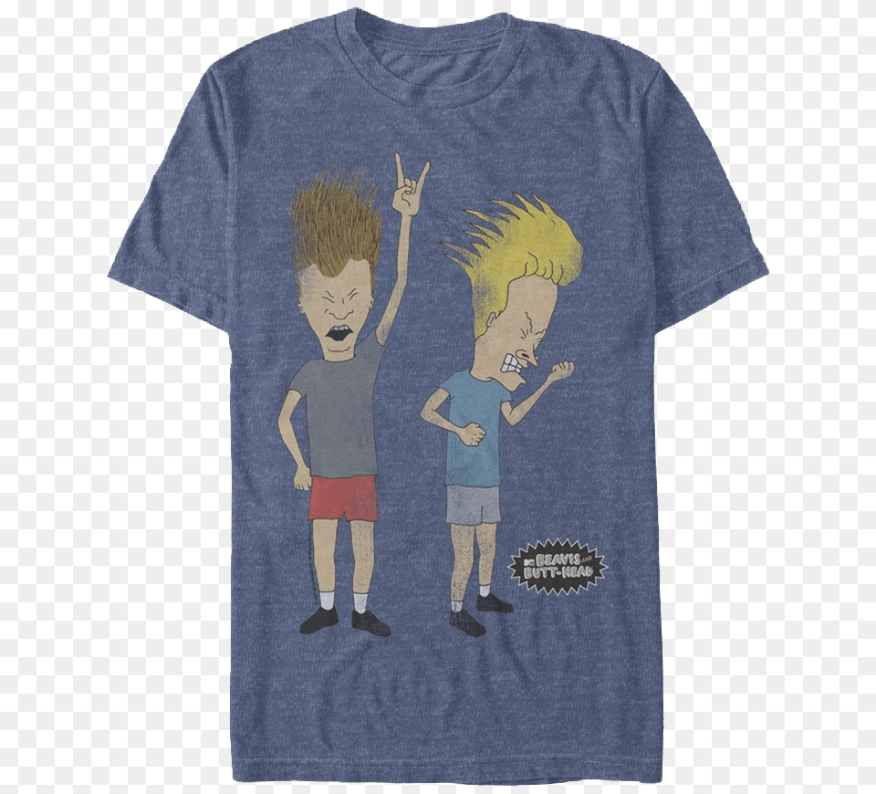 Beavis And Butt Head Merch, Clothing, T-shirt, Person, Face Free Png Download