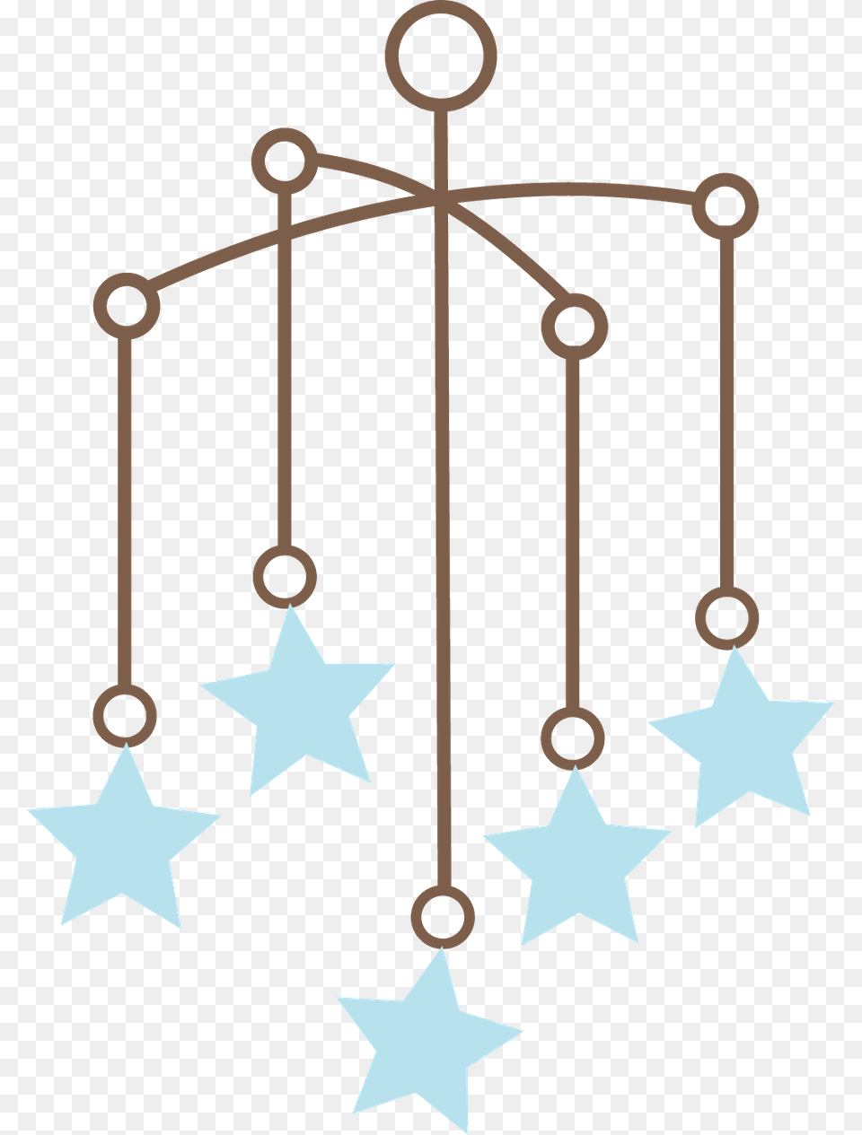 Beb Baby Crib Mobile, Star Symbol, Symbol, Cross Free Png Download