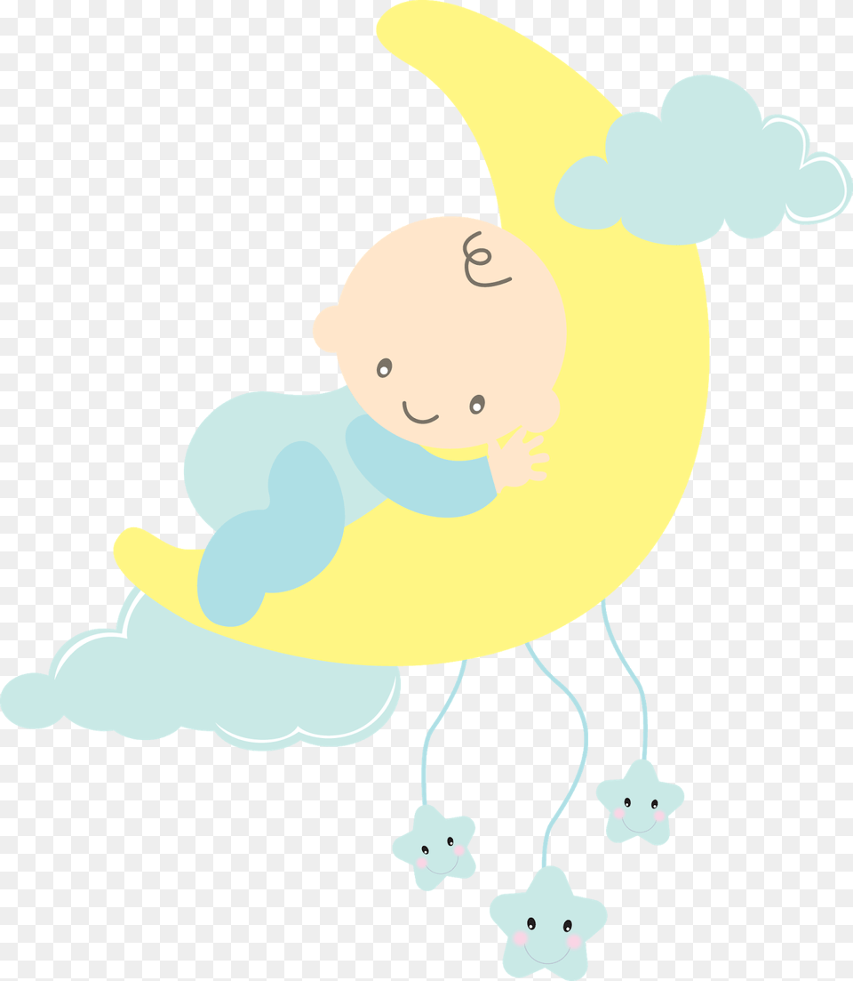 Beb Para Baby Shower En La Luna Bebe Para Colorear Baby Shower, Banana, Food, Fruit, Plant Free Png Download