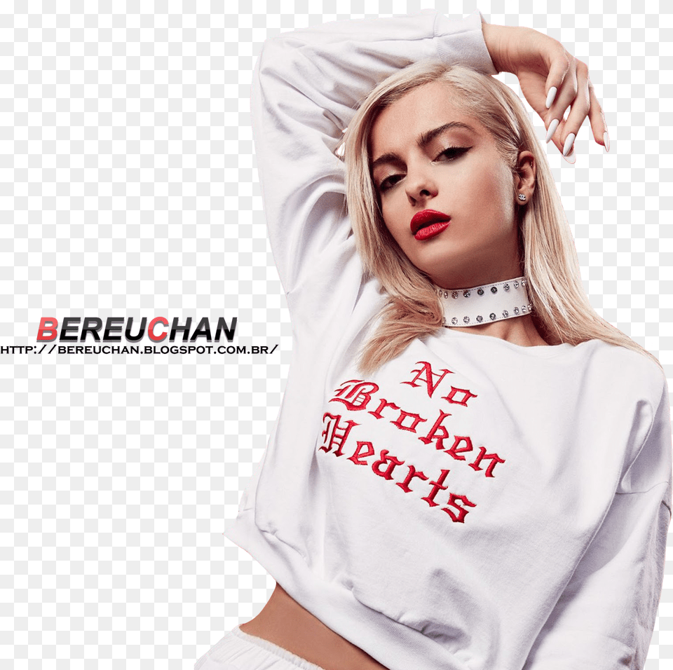 Bebe Rexha No Broken Hearts Feat Nicki Minaj The Remixes, Adult, T-shirt, Person, Female Png Image
