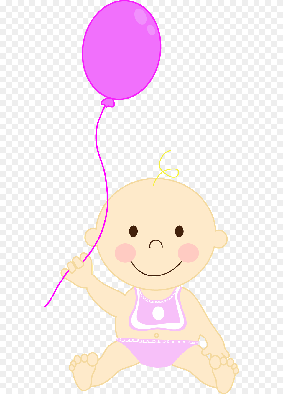 Bebes Dibujos Nina, Balloon, Purple, Baby, Person Free Transparent Png