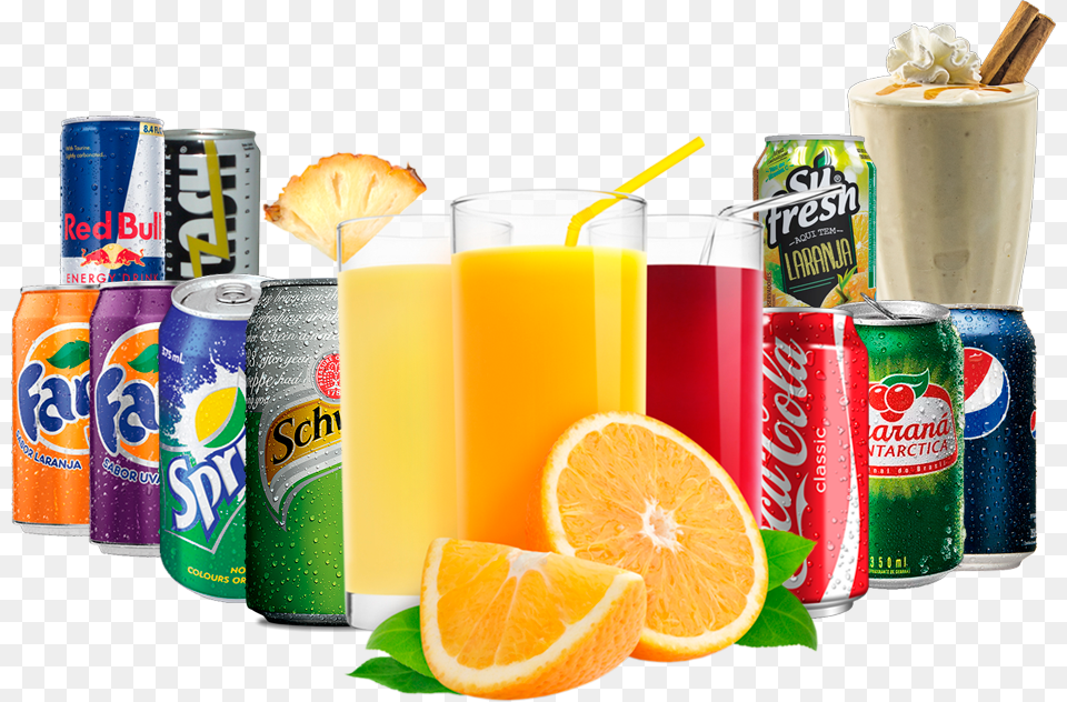 Bebidas E Suco, Beverage, Juice, Can, Tin Free Transparent Png