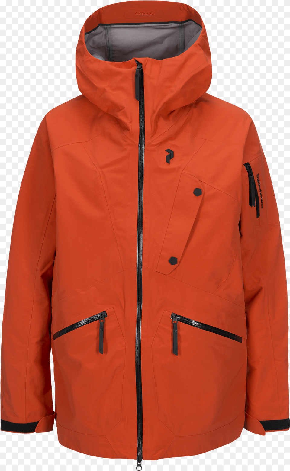 Bec Ski Jacket Orange Lava Peak Performance Ski Jacket Dark Red, Clothing, Coat Free Transparent Png