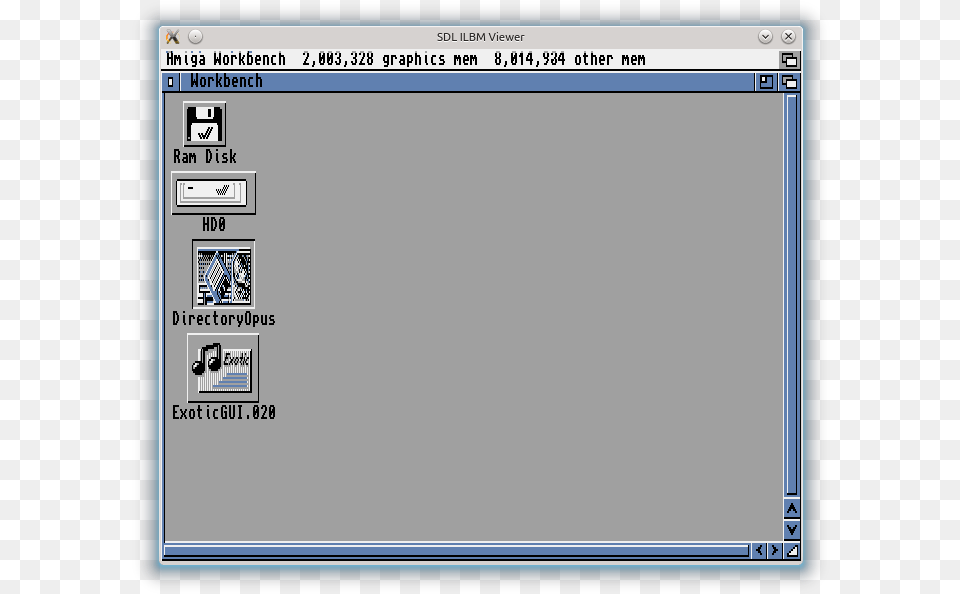 Because Of These Differences We May Observe Odd Results Amiga Workbench, Electronics, Screen, File, Computer Free Transparent Png