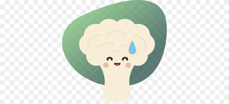 Because The Cauliflower Was A Head Cartoon, Food, Plant, Produce, Vegetable Png