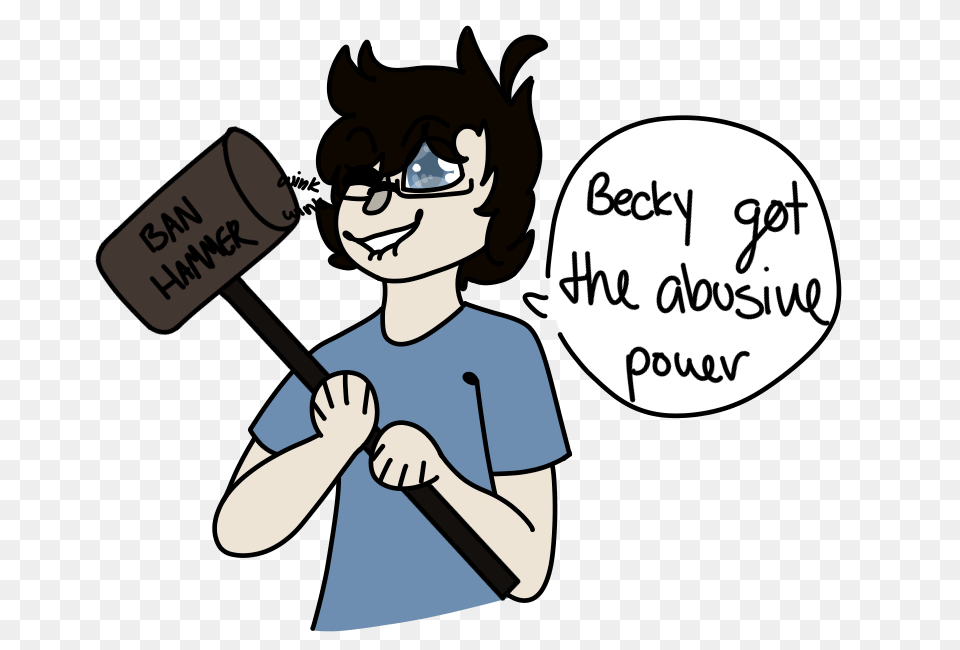Beck And The Ban Hammer, Book, Publication, Comics, Person Free Transparent Png