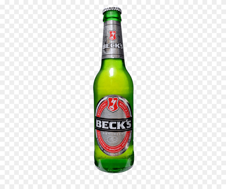 Becks Bottle, Alcohol, Beer, Beer Bottle, Beverage Free Transparent Png