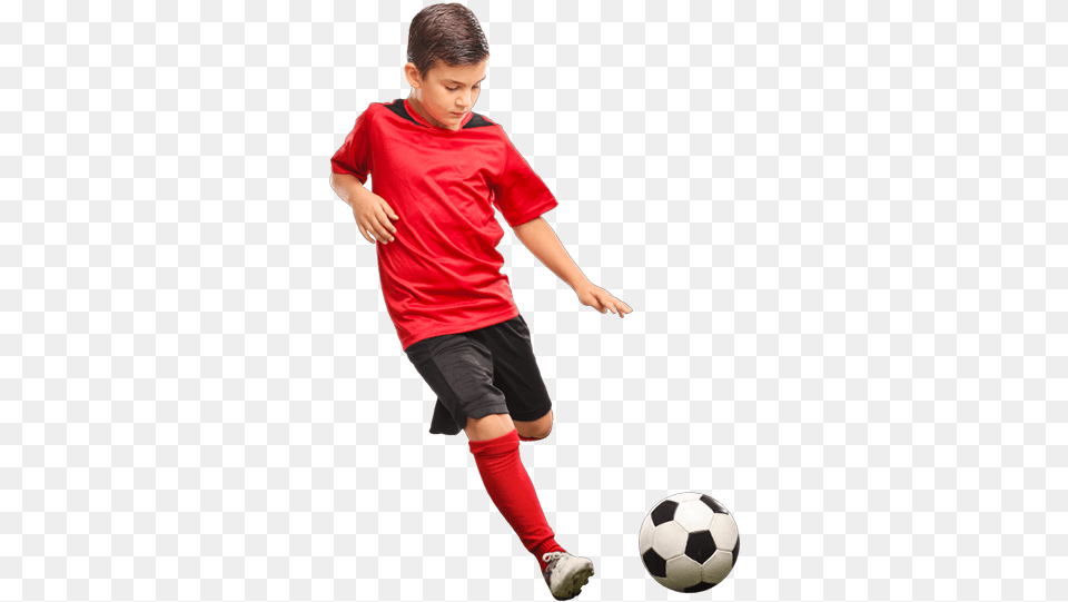 Becks Soccer School Kid Playing Football, Ball, Sport, Sphere, Soccer Ball Png