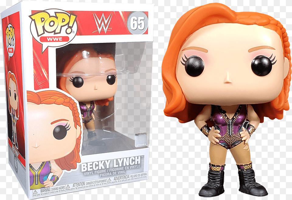 Becky Lynch Funko Pop, Toy, Doll, Adult, Person Free Transparent Png