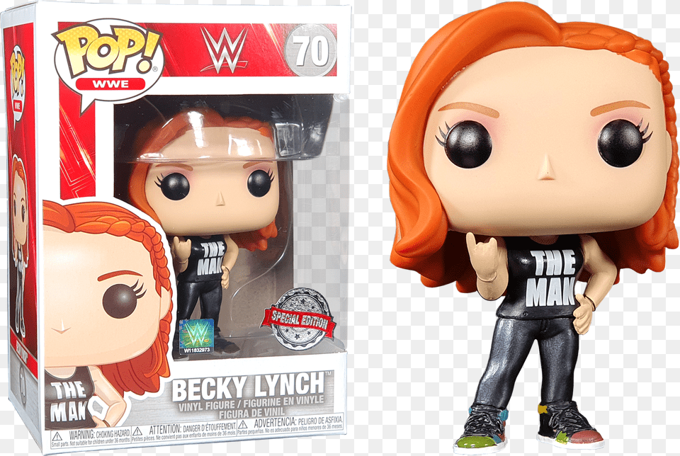 Becky Lynch Funko Pop Vinyl Figure, Toy, Doll, Person, Baby Free Png