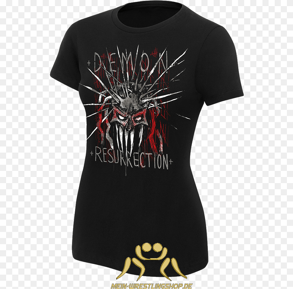 Becky Lynch Irish Shirt Finn Balor Demon Logo, Clothing, T-shirt, Person Png Image