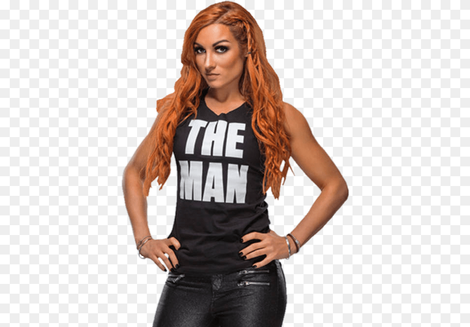 Becky Lynch The Man Shirt, Photography, Portrait, Face, Head Png Image