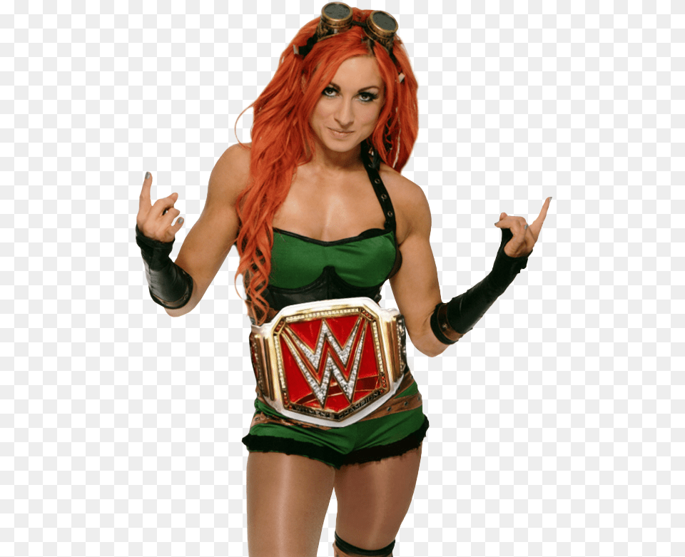 Becky Lynch Wwe Women S Champion Transparent Becky Lynch Raw Woman Champion, Person, Hand, Finger, Female Png