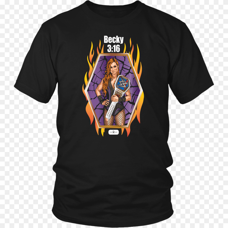 Becky T Shirt Becky Lynch Shirt Ellie Shirt, Adult, Clothing, Female, Person Free Png Download