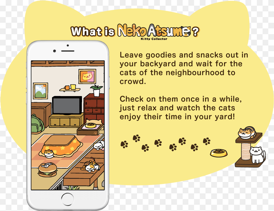 Become A Master Kitty Collector Neko Atsume, Electronics, Mobile Phone, Phone, Baby Free Png Download