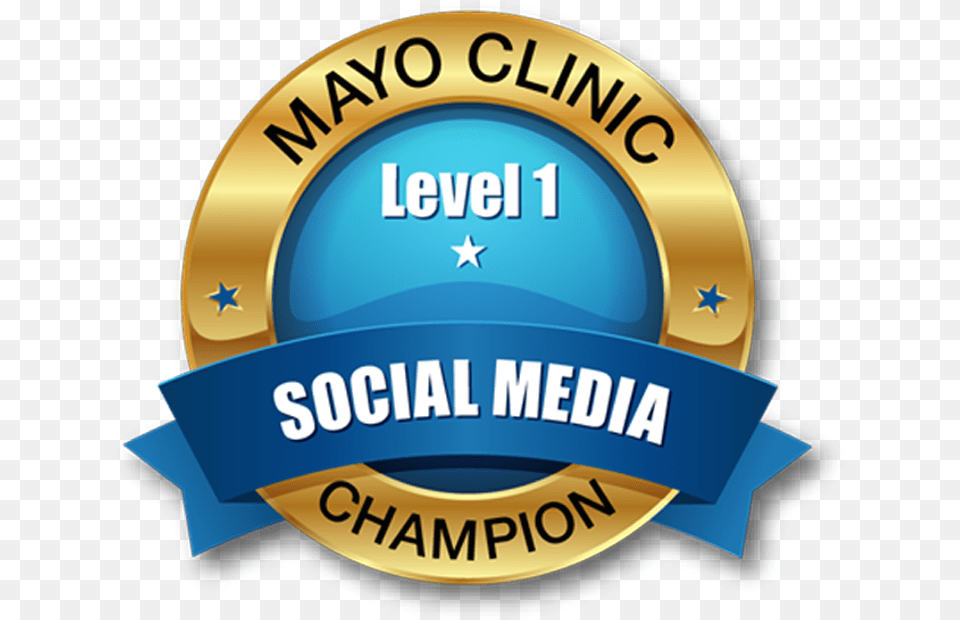 Become A Mayo Clinic Social Media Champion 35 Year Anniversary, Badge, Logo, Symbol Free Png