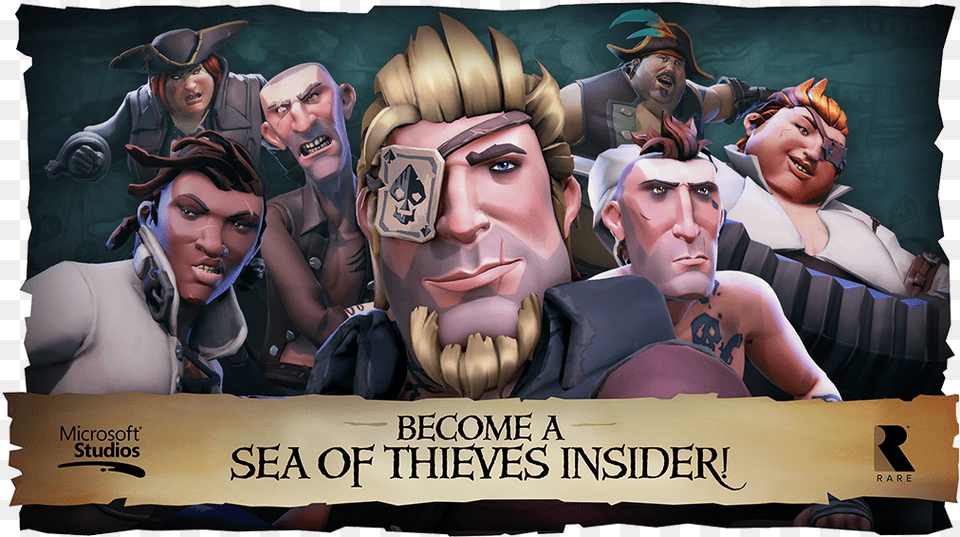 Become A Sea Of Thieves Insider Sea Of Thieves Character Customization, Adult, Book, Comics, Female Free Png Download