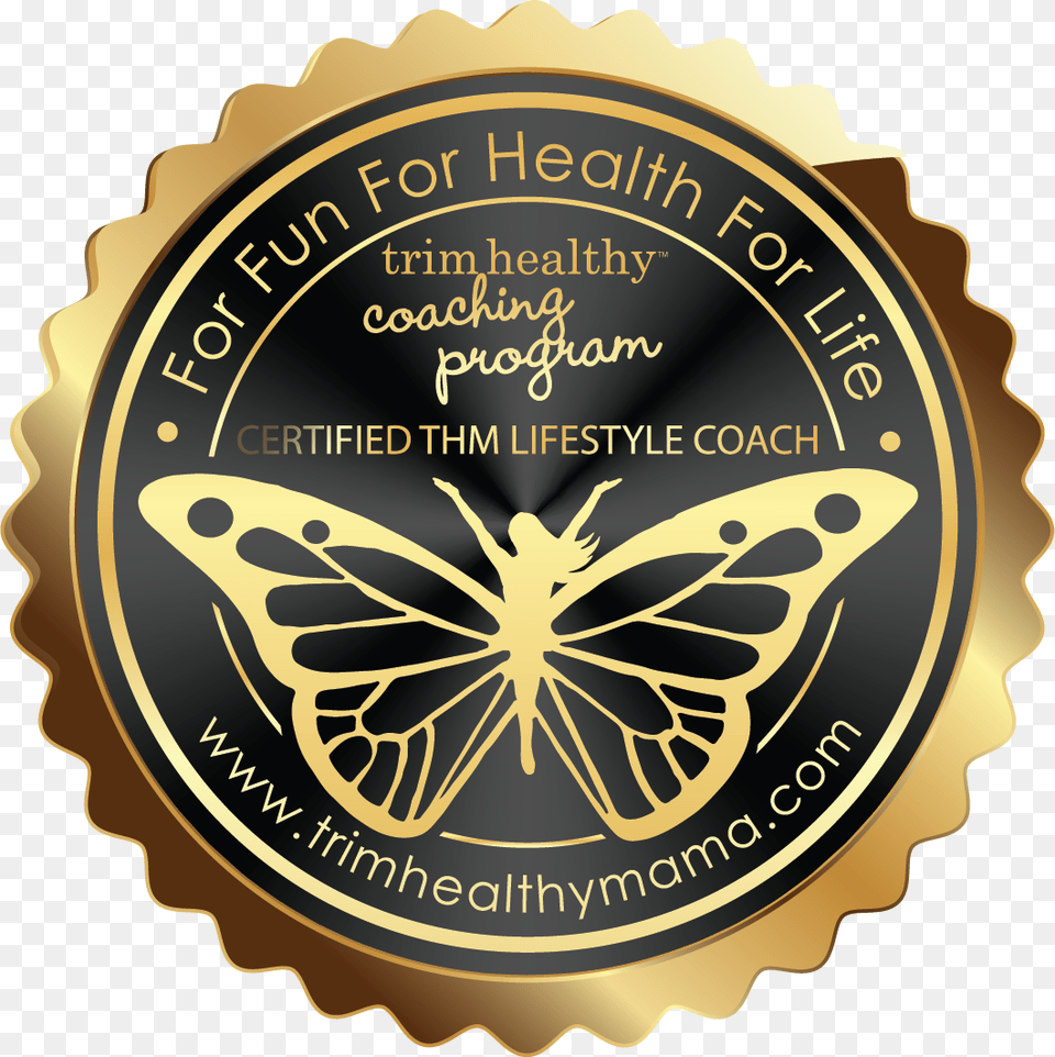 Become A Thm Lifestyle Coach Trim Healthy Mama Logo, Gold, Ammunition, Grenade, Weapon Free Png