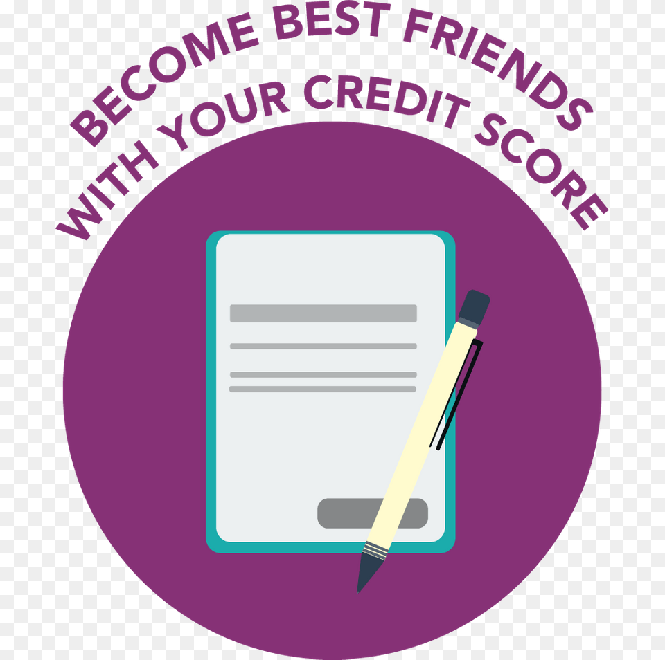 Become Best Friends With Your Credit Score Cedar Hollow Public School, Disk, Text Free Transparent Png