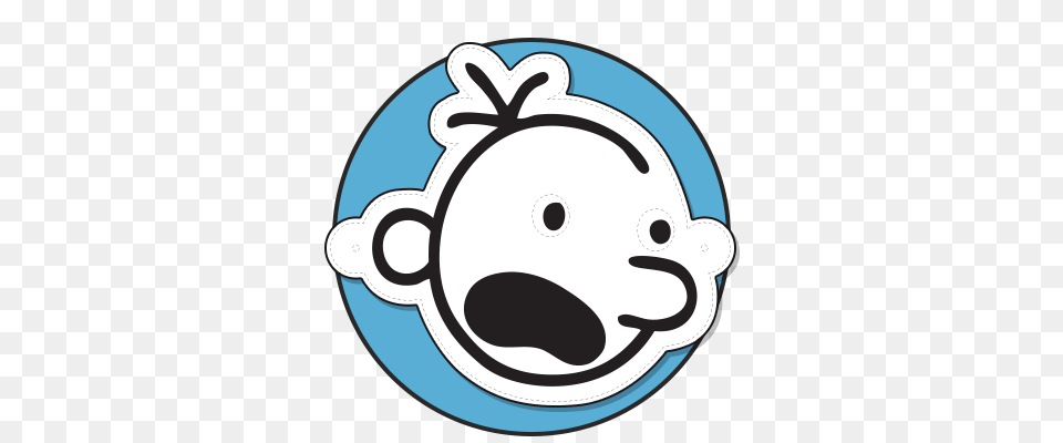 Become Greg Heffley Spirit Week In Wimpy Kid, Sticker, Disk, Livestock, Face Free Png Download