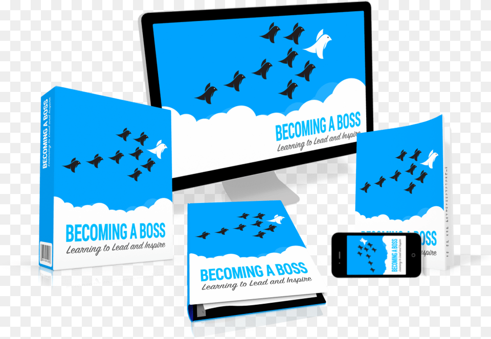 Becoming A Boss Bundle Large Graphic Design, Advertisement, Poster, Screen, Monitor Png