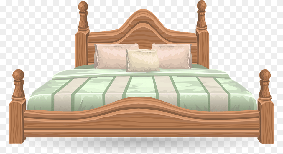 Bed, Furniture, Crib, Infant Bed, Cushion Png