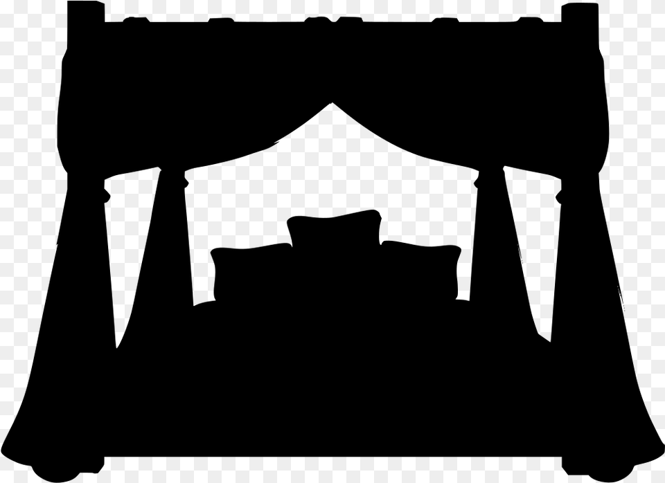Bed, Gray Free Png