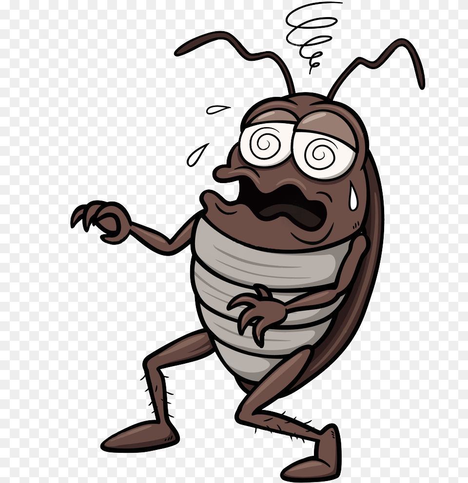 Bed Bug Control Cartoon Cockroach, Baby, Person, Animal, Face Png Image