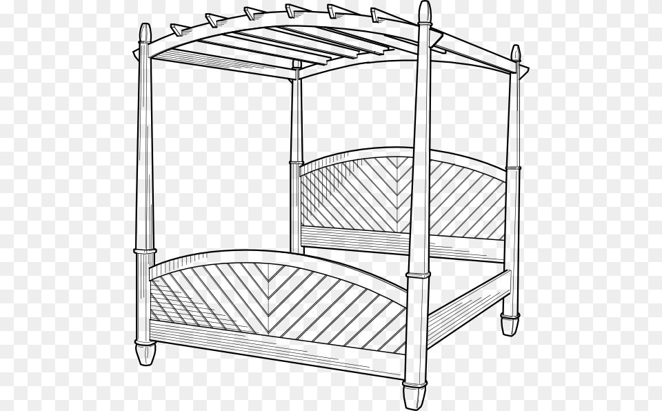 Bed Clip Art, Furniture, Crib, Infant Bed, Bunk Bed Free Transparent Png