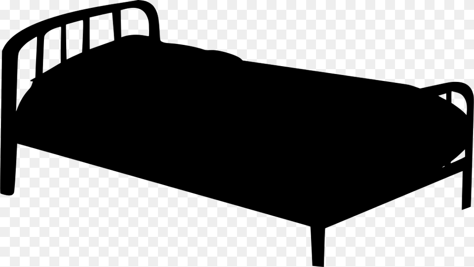 Bed Clipart, Gray Free Png