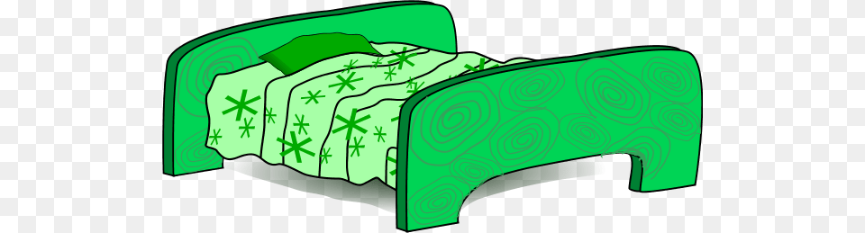Bed Clipart, Furniture, Green Free Png